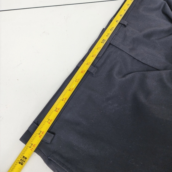 VTG Lauren Ralph Lauren Men’s Black Black Dress Straight Pants Size 44x30 - Picture 5 of 9